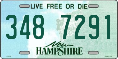 NH license plate 3487291