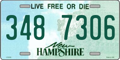 NH license plate 3487306