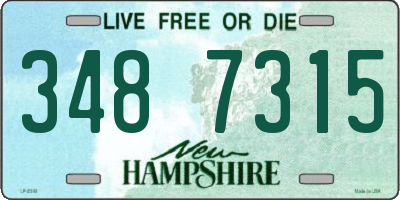 NH license plate 3487315
