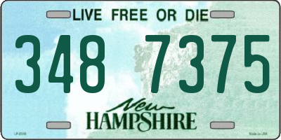 NH license plate 3487375