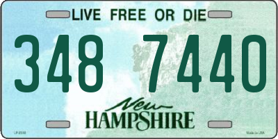 NH license plate 3487440