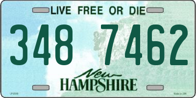 NH license plate 3487462
