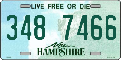 NH license plate 3487466