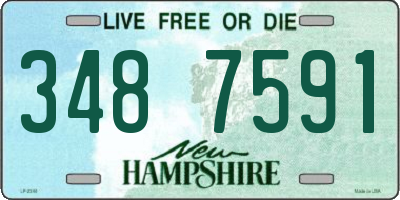 NH license plate 3487591
