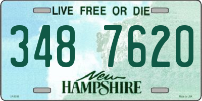 NH license plate 3487620