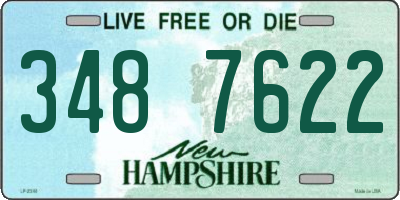 NH license plate 3487622