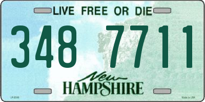 NH license plate 3487711