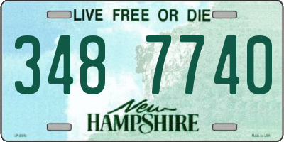 NH license plate 3487740