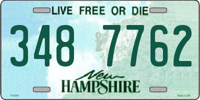 NH license plate 3487762