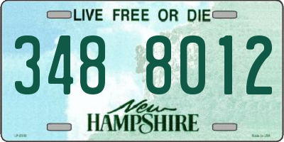 NH license plate 3488012