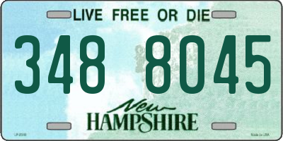 NH license plate 3488045