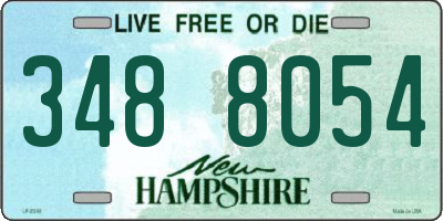 NH license plate 3488054