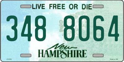 NH license plate 3488064