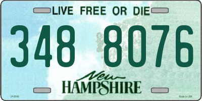 NH license plate 3488076