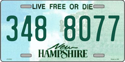 NH license plate 3488077