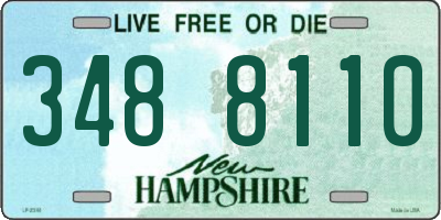 NH license plate 3488110