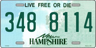 NH license plate 3488114