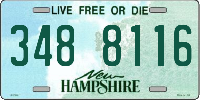 NH license plate 3488116