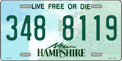 NH license plate 3488119
