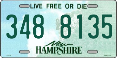 NH license plate 3488135