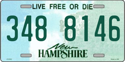 NH license plate 3488146