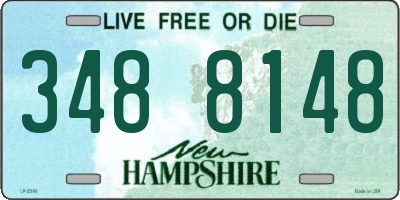 NH license plate 3488148
