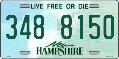 NH license plate 3488150