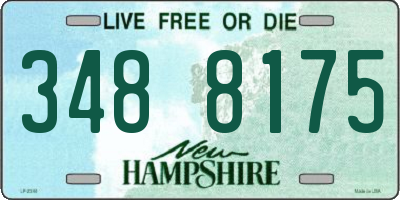 NH license plate 3488175