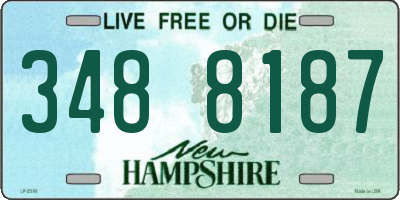 NH license plate 3488187