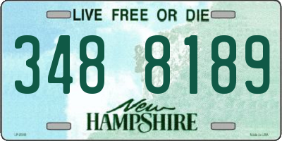 NH license plate 3488189