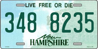 NH license plate 3488235