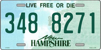 NH license plate 3488271