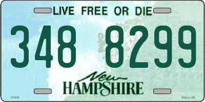 NH license plate 3488299