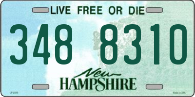 NH license plate 3488310