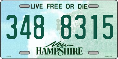 NH license plate 3488315