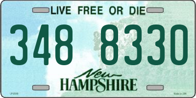NH license plate 3488330