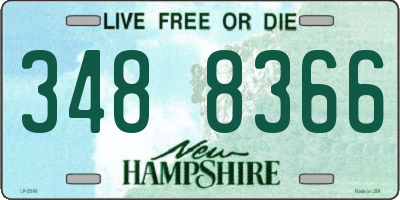 NH license plate 3488366
