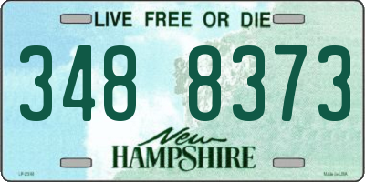 NH license plate 3488373
