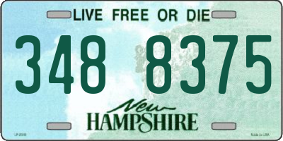 NH license plate 3488375