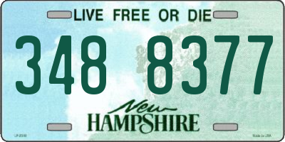 NH license plate 3488377