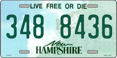 NH license plate 3488436