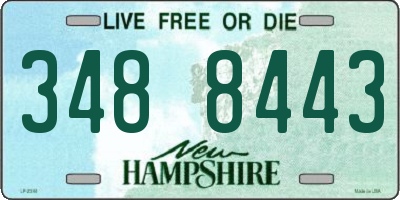 NH license plate 3488443