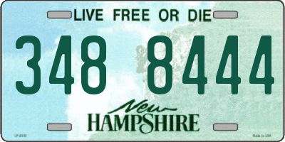 NH license plate 3488444