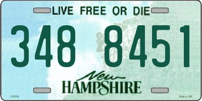 NH license plate 3488451