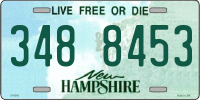 NH license plate 3488453
