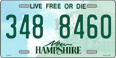 NH license plate 3488460