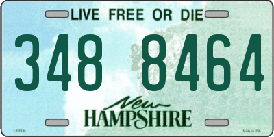 NH license plate 3488464