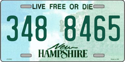 NH license plate 3488465