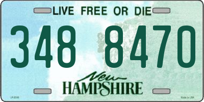 NH license plate 3488470