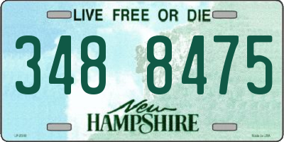 NH license plate 3488475